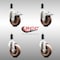 Service Caster 4 Inch 316SS High Temp Glass Filled Nylon 1 Inch Stem Caster Lck Brake, 2PK SCC-SS316TTLEX20S414-GFNSHT-2-S-2-1 - alternate 4
